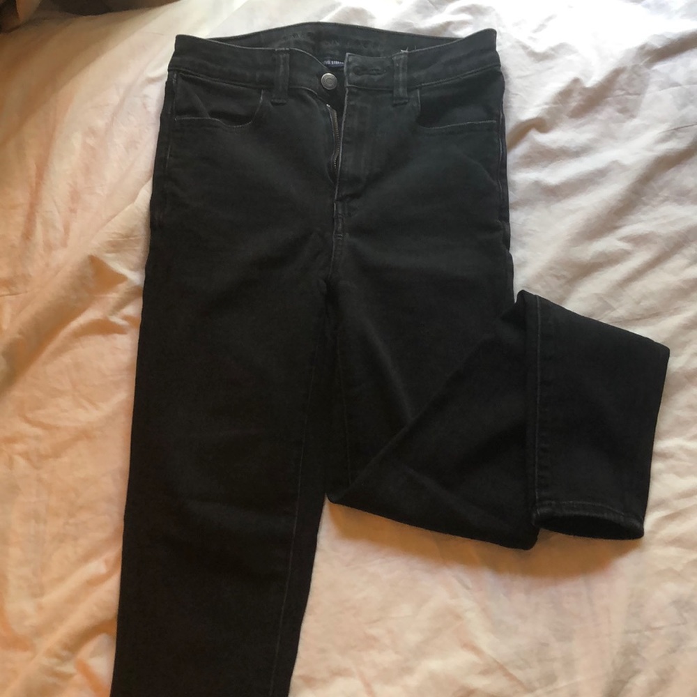 American Eagle black skinny jeans